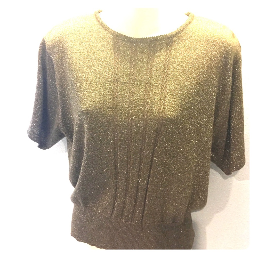 Vintage Pendleton gold cropped sweater‎ EUC - Picture 2 of 7